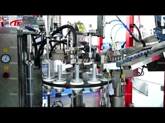 Máquina llenadora de sellado de mangueras de crema de manos tubular completamente automática